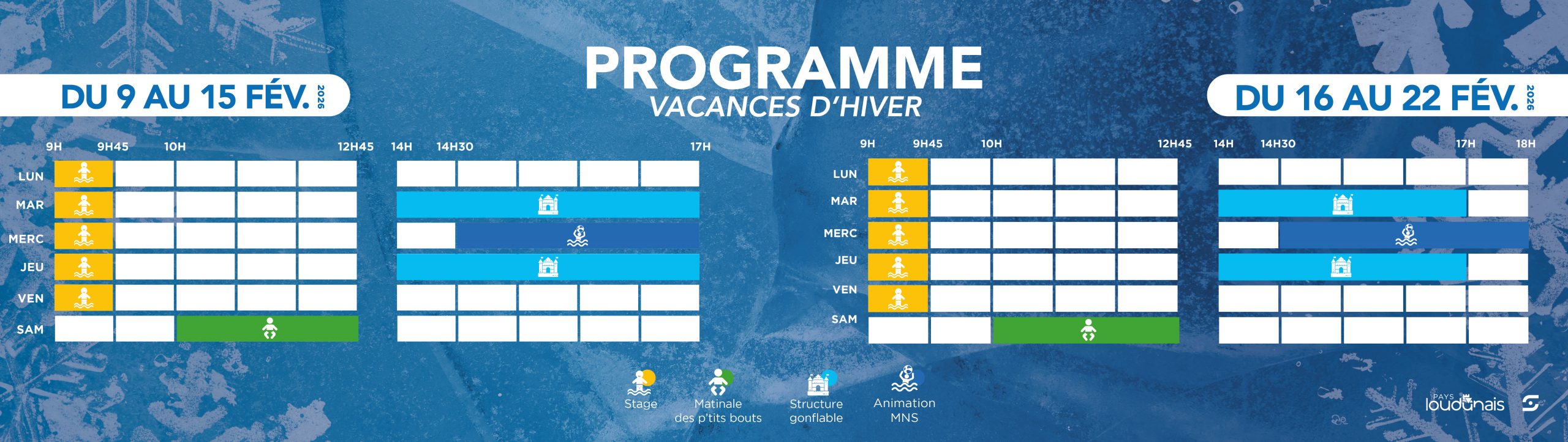 PROGRAMME VACANCES D'HIVER
