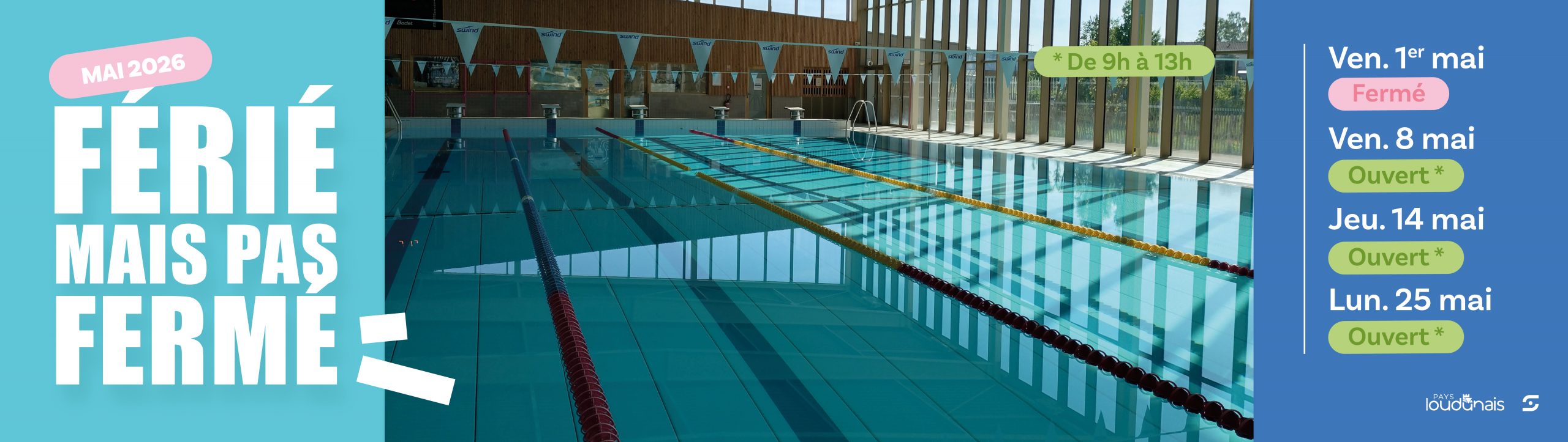 FÉRIÉ MAIS PAS FERMÉ