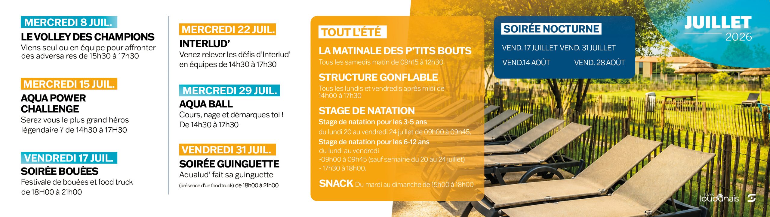 PROGRAMME DE L'ÉTÉ