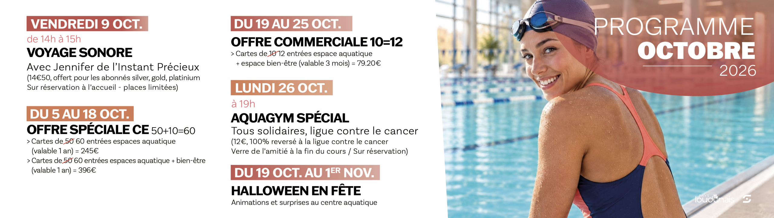 PROGRAMME DU MOIS D'OCTOBRE